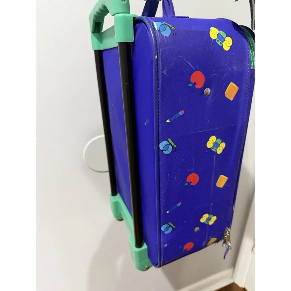 Vintage Disney Store Winnie the Pooh & Piglet Rolling Suitcase Luggage Carry On